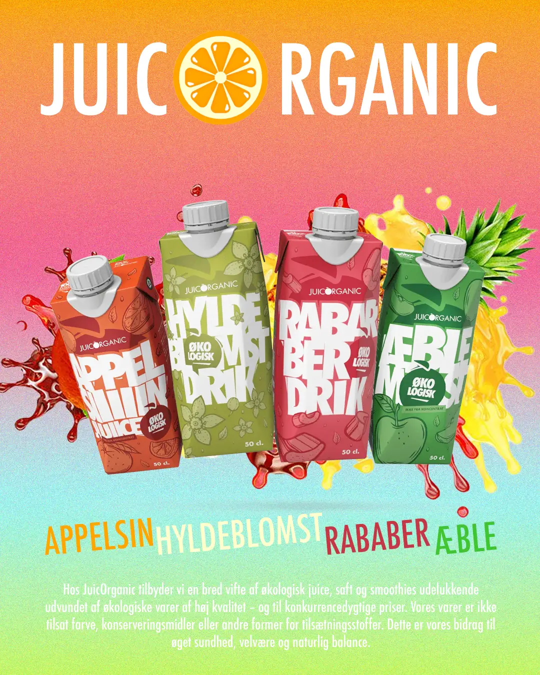 JuicOrganic Plakat til SoMe
